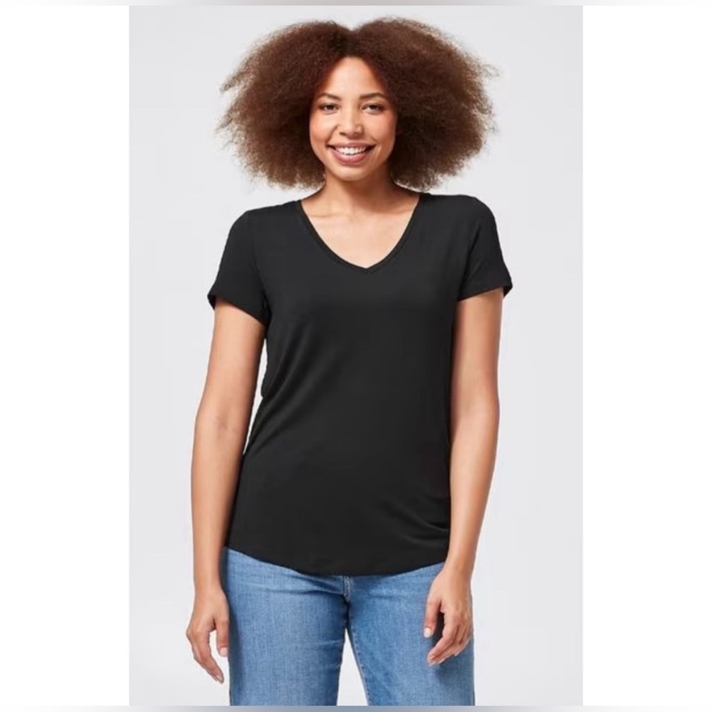 Mossimo Supply Co Women's Juniors V-Neck Short Sleeve T-Shirt XL